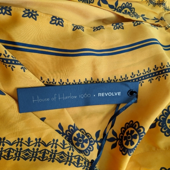 HOUSE OF HARLOW 1960 X REVOLVE 2 SET Joni Pants & Jane Blouse Inca Tribal Print - Picture 14 of 15